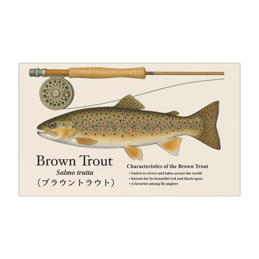 Brown Trout Car Magnet