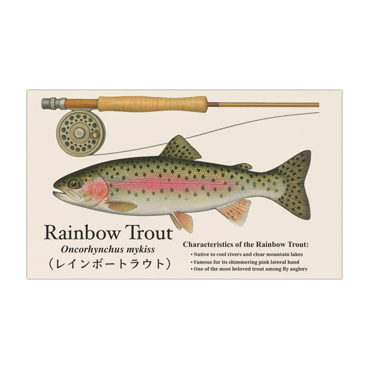 Rainbow Trout Car Magnet