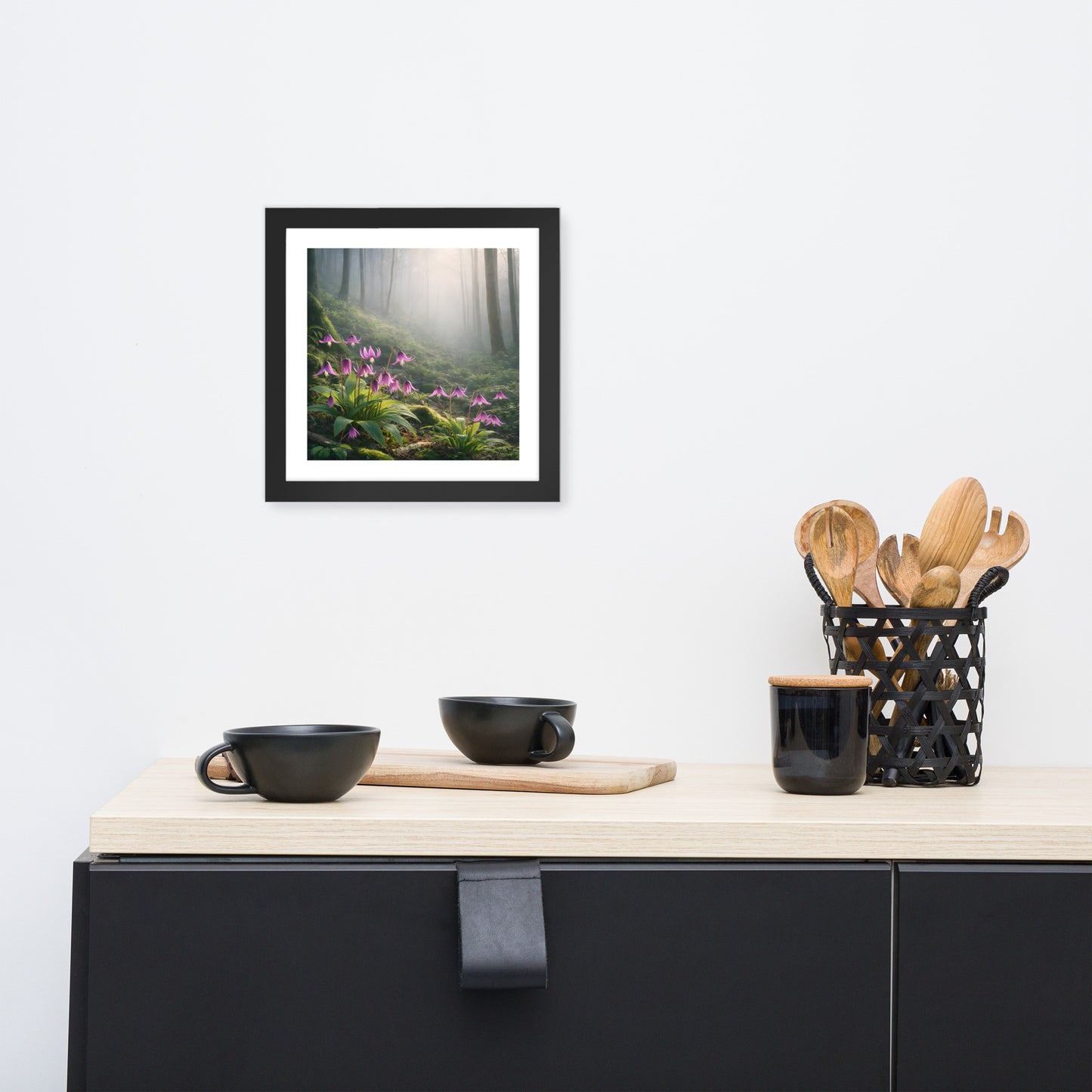 Framed Dogtooth Violet Art Print