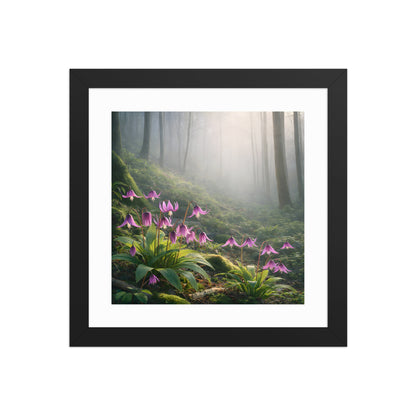 Framed Dogtooth Violet Art Print