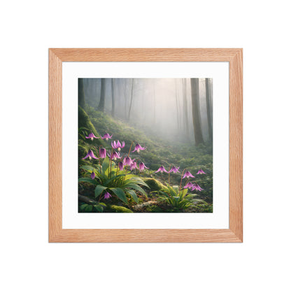 Framed Dogtooth Violet Art Print