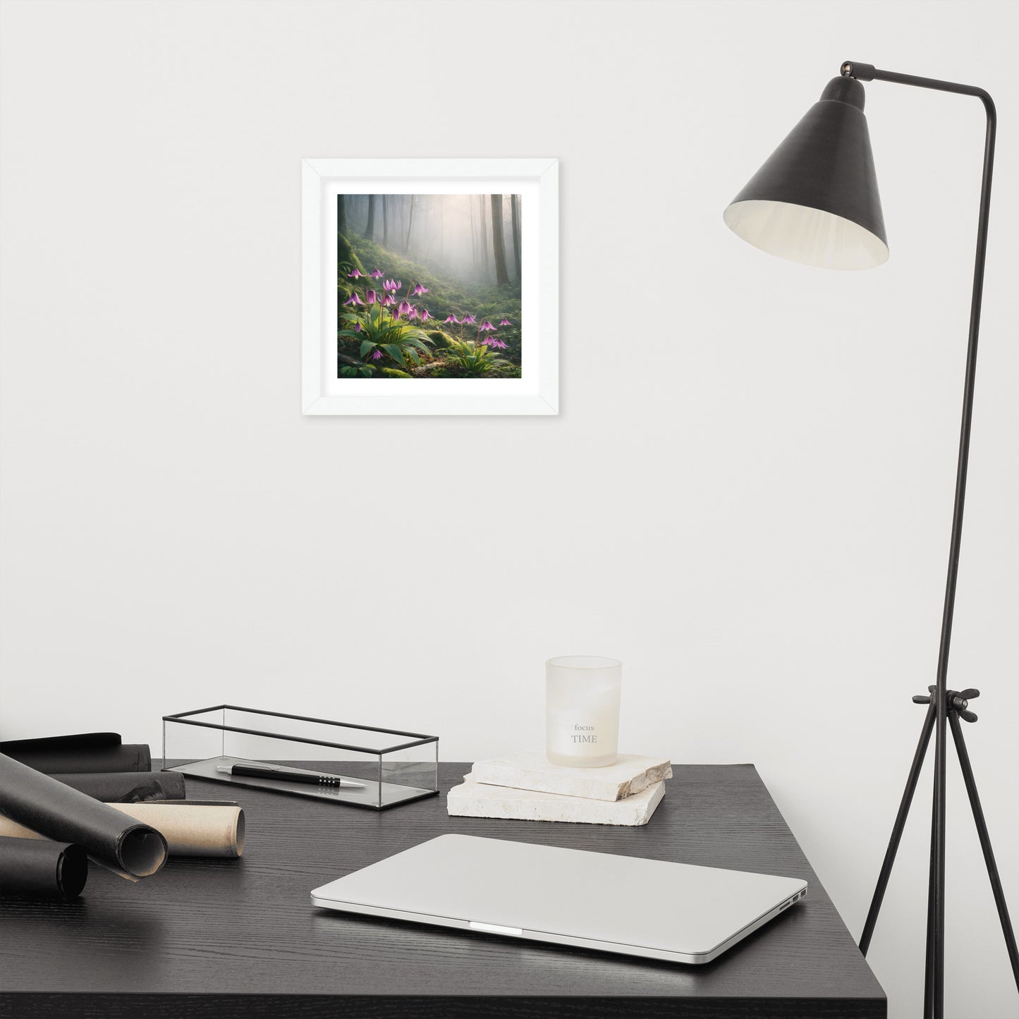 Framed Dogtooth Violet Art Print