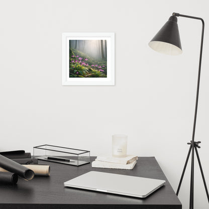 Framed Dogtooth Violet Art Print