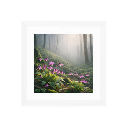 Framed Dogtooth Violet Art Print