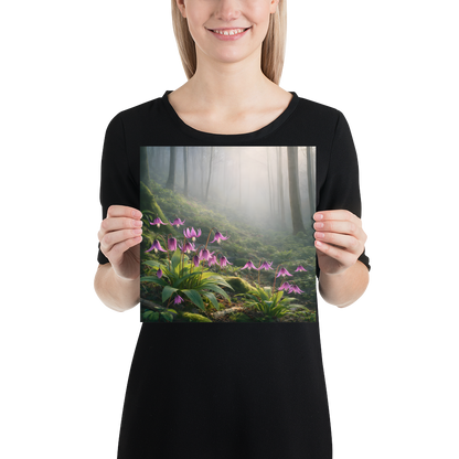 Unframed Dogtooth Violet Art Print